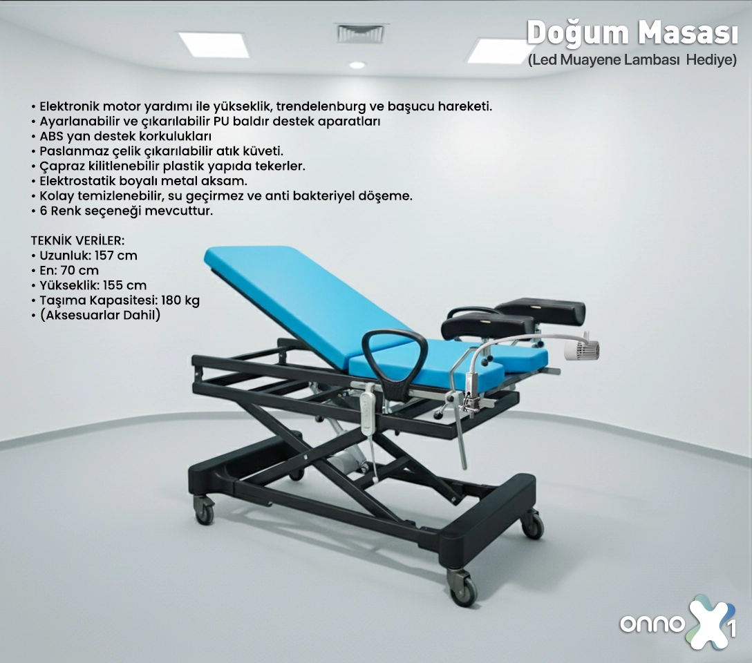 3 Motorlu Doğum Masası 