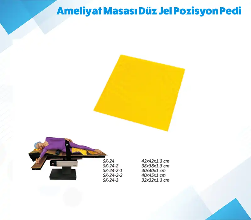 Ameliyat Masası Düz Jel Pozisyon Pedi