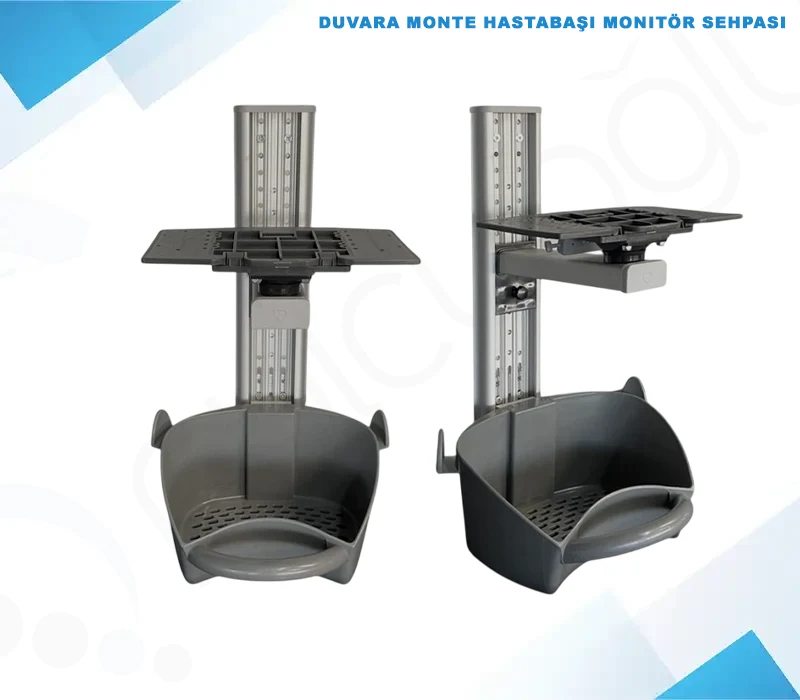 Duvara Monte Hastabaşı Monitör Sehpası