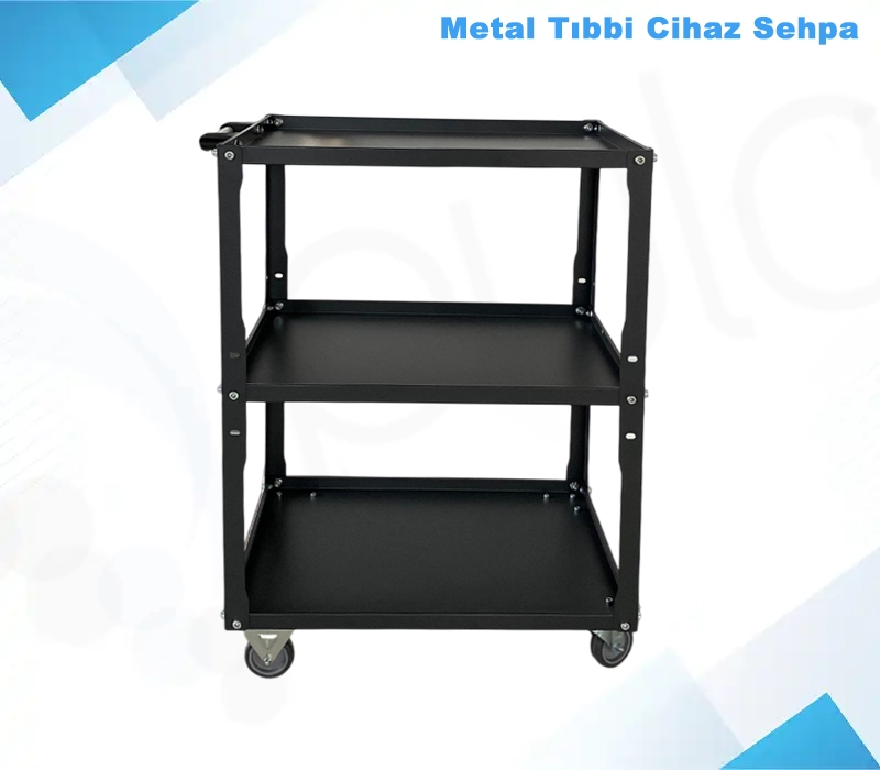 Metal Tıbbi Cihaz Sehpa