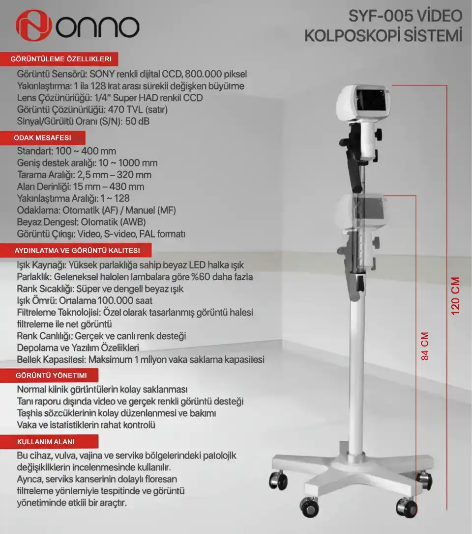  Onno SY-F005 Kolposkop Cihazı