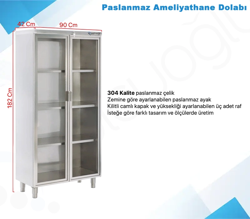                Paslanmaz Dolap