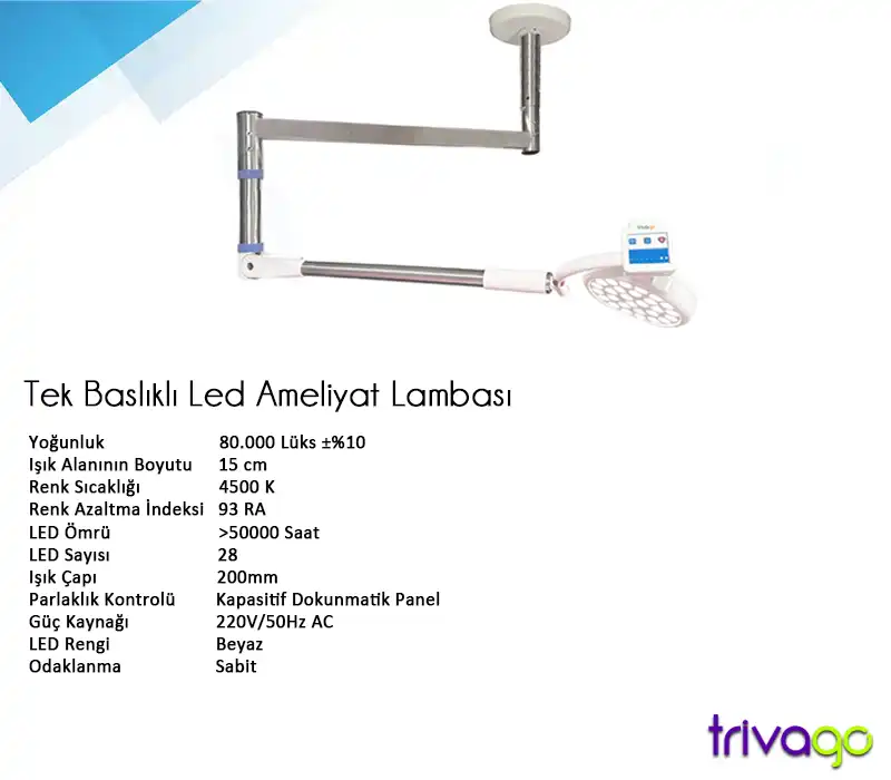 Trivago OMG 200 Ameliyat Lambası