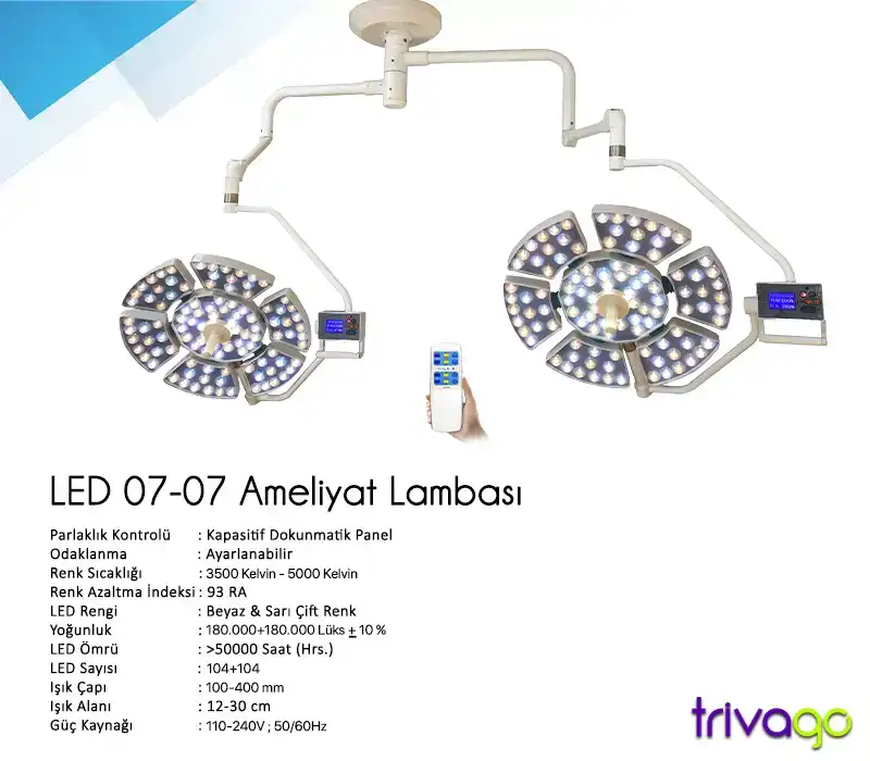                               Trivago VG0707 Ameliyathane Lambası