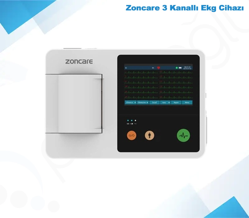 Zoncare 3 Kanallı Ekg Cihazı